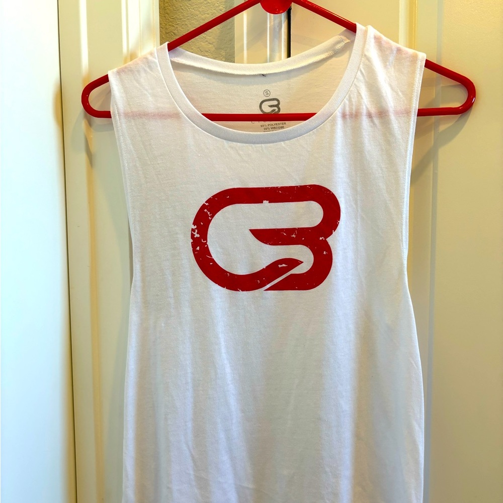 CycleBar Red & White Tank